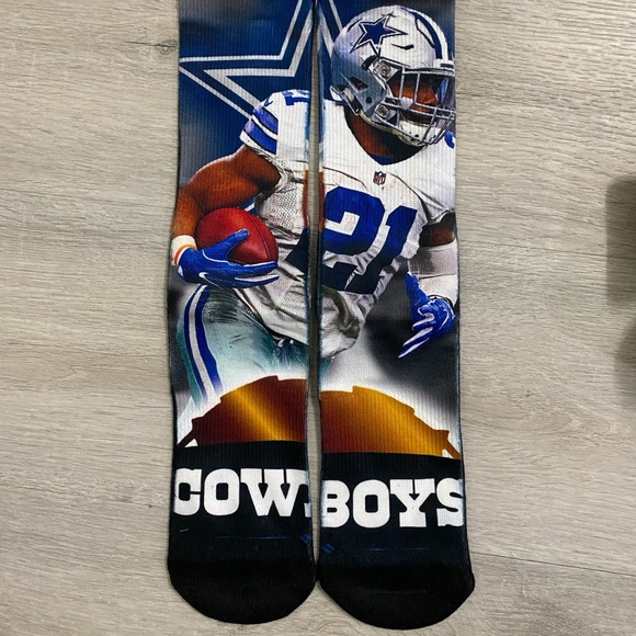 Dallas Cowboys Gift Set - Wooden Sign, Socks, Purse, Ornament - All NWT! - Picture 2 of 8